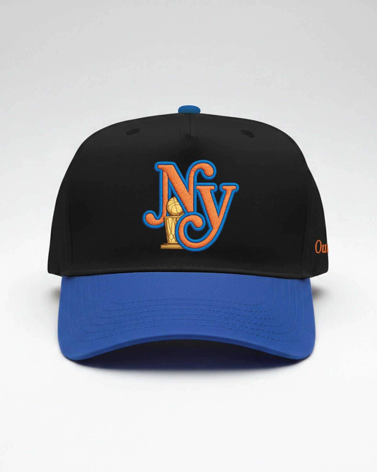 NY Wins Embroidered Snapback - Black