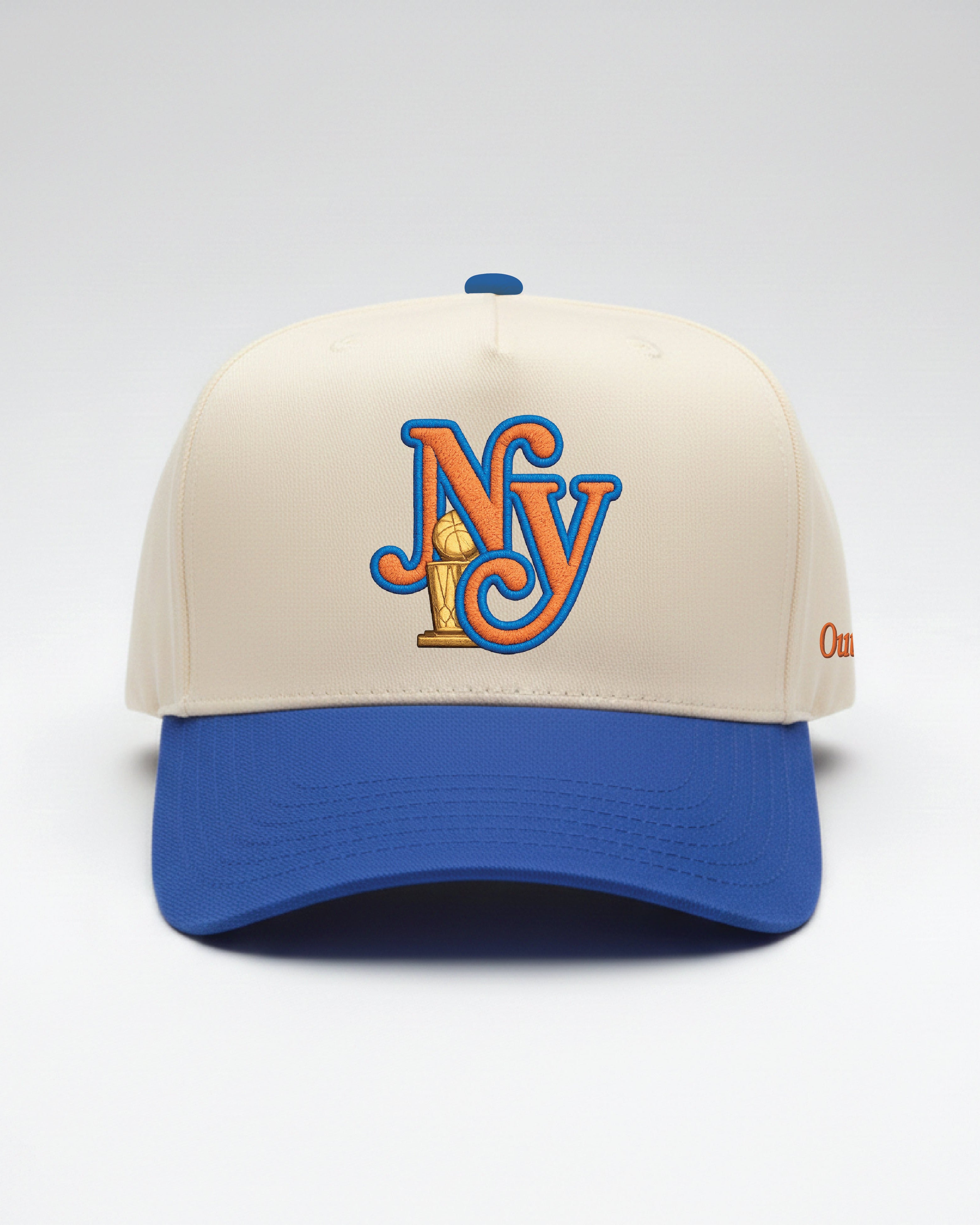 NY Wins Embroidered Snapback - Natural