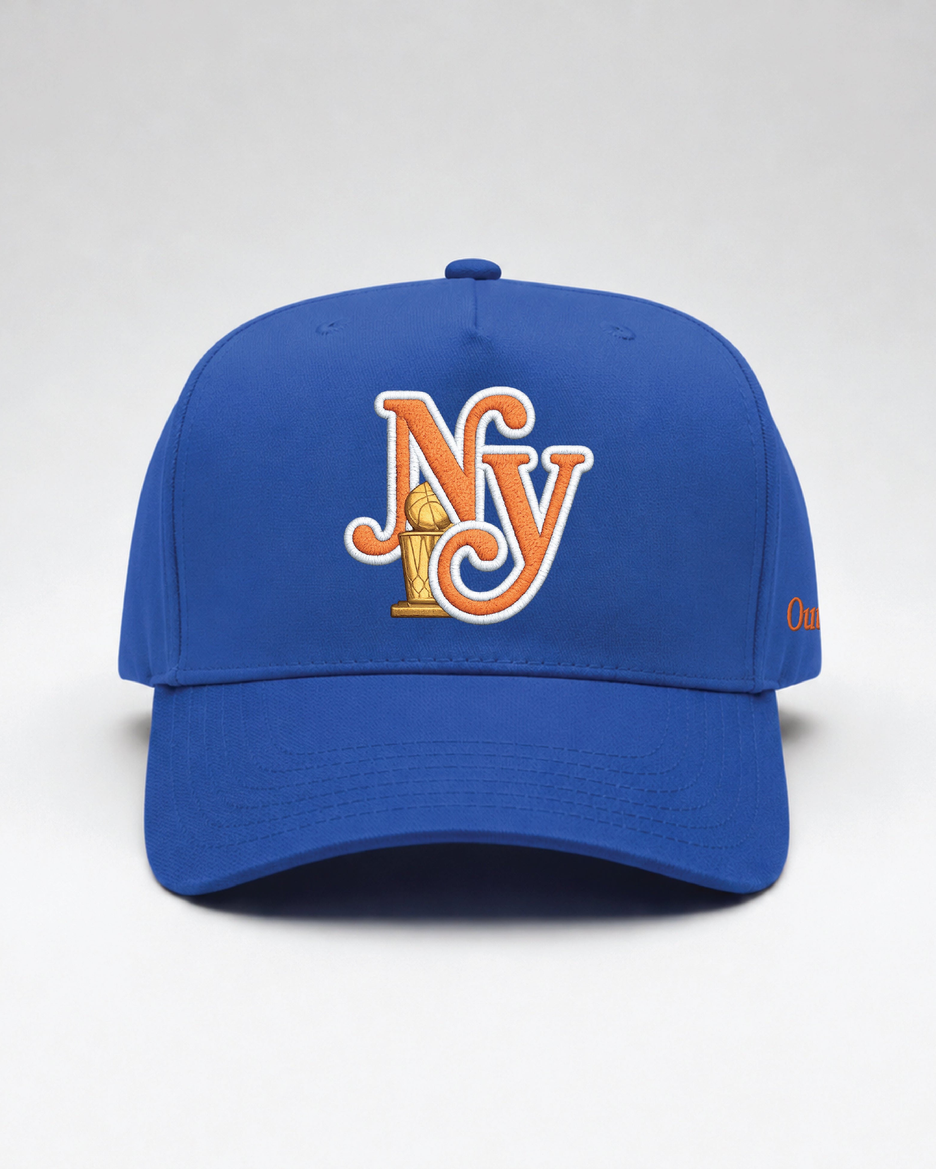NY Wins Embroidered Snapback - Royal Blue