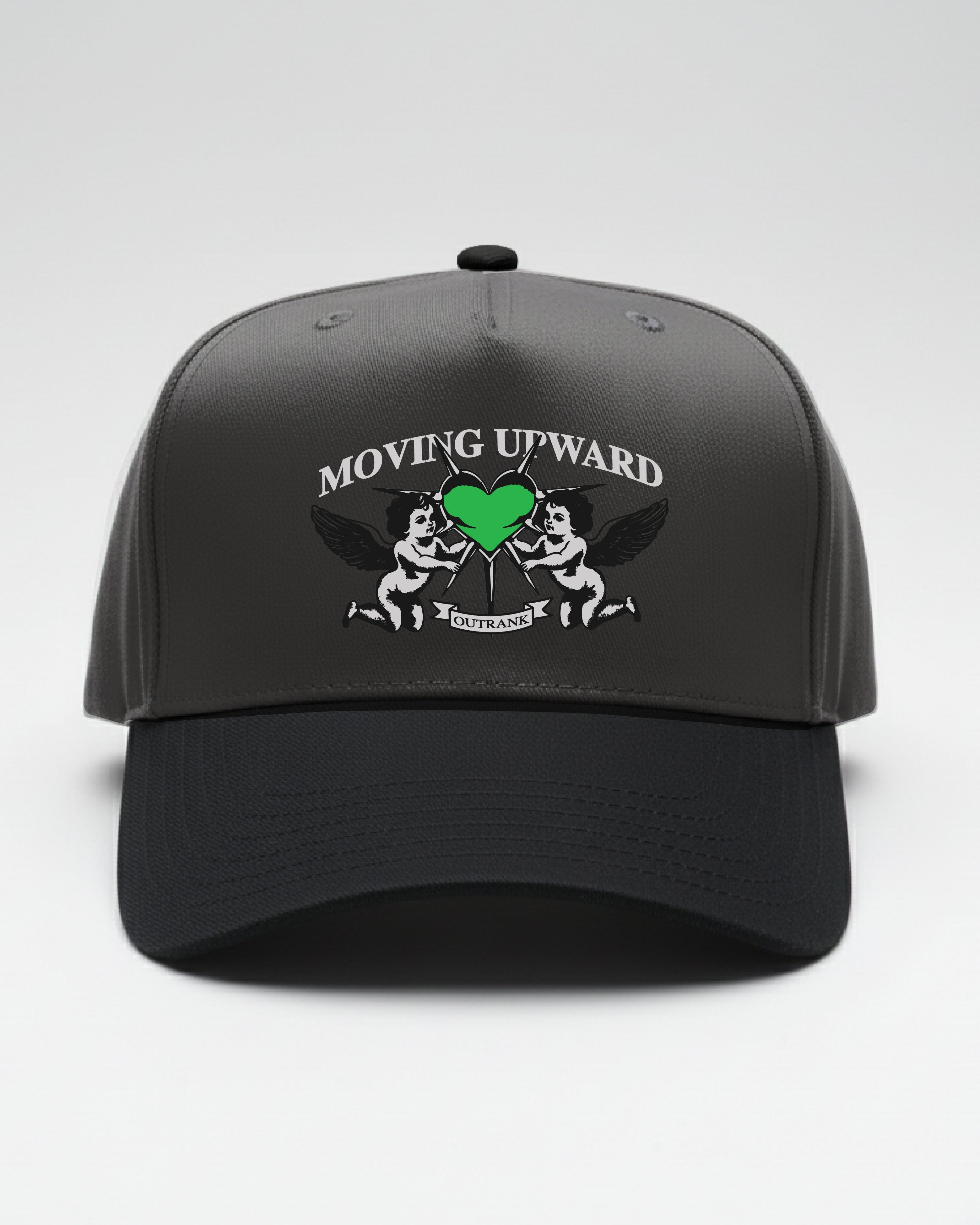 Moving Upward Embroidered Snapback