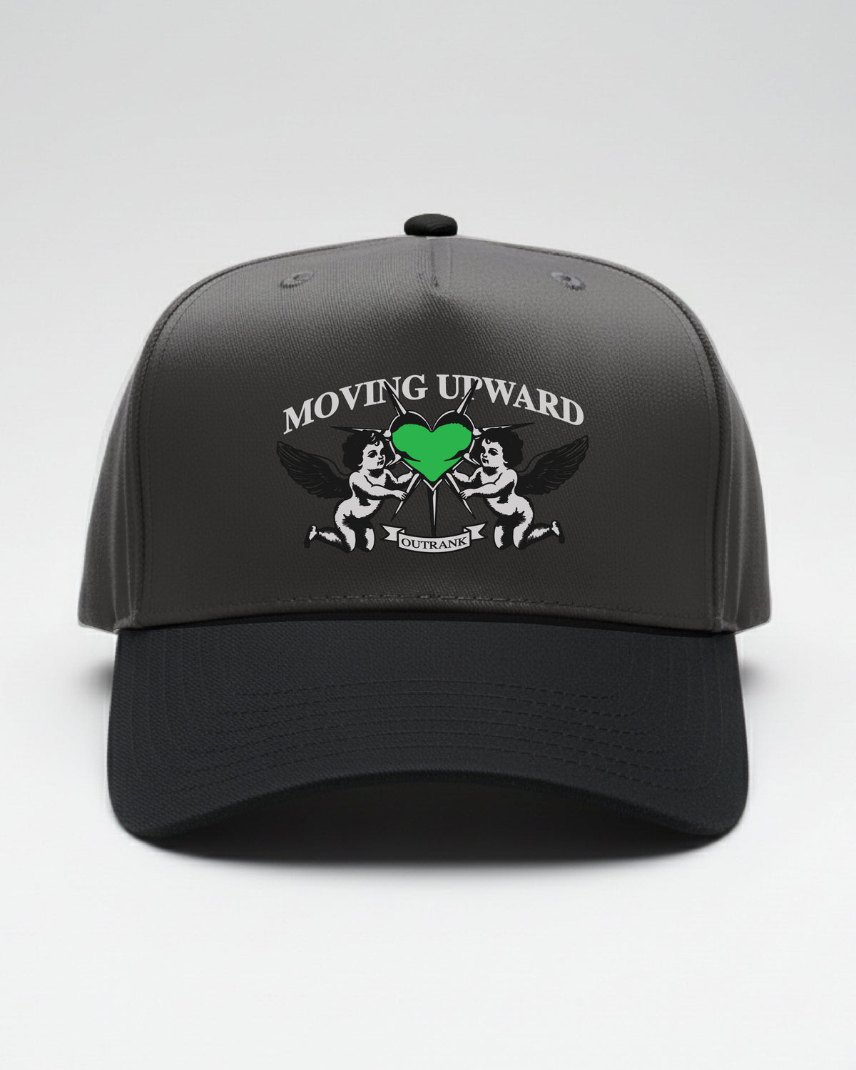 Moving Upward Embroidered Snapback