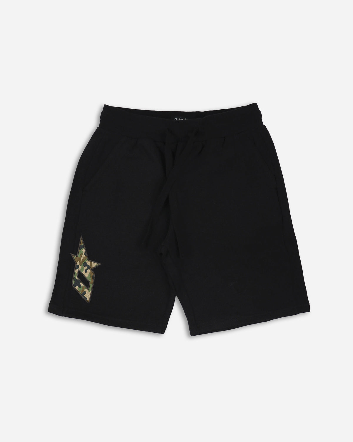Camo O Star Embroidered Shorts