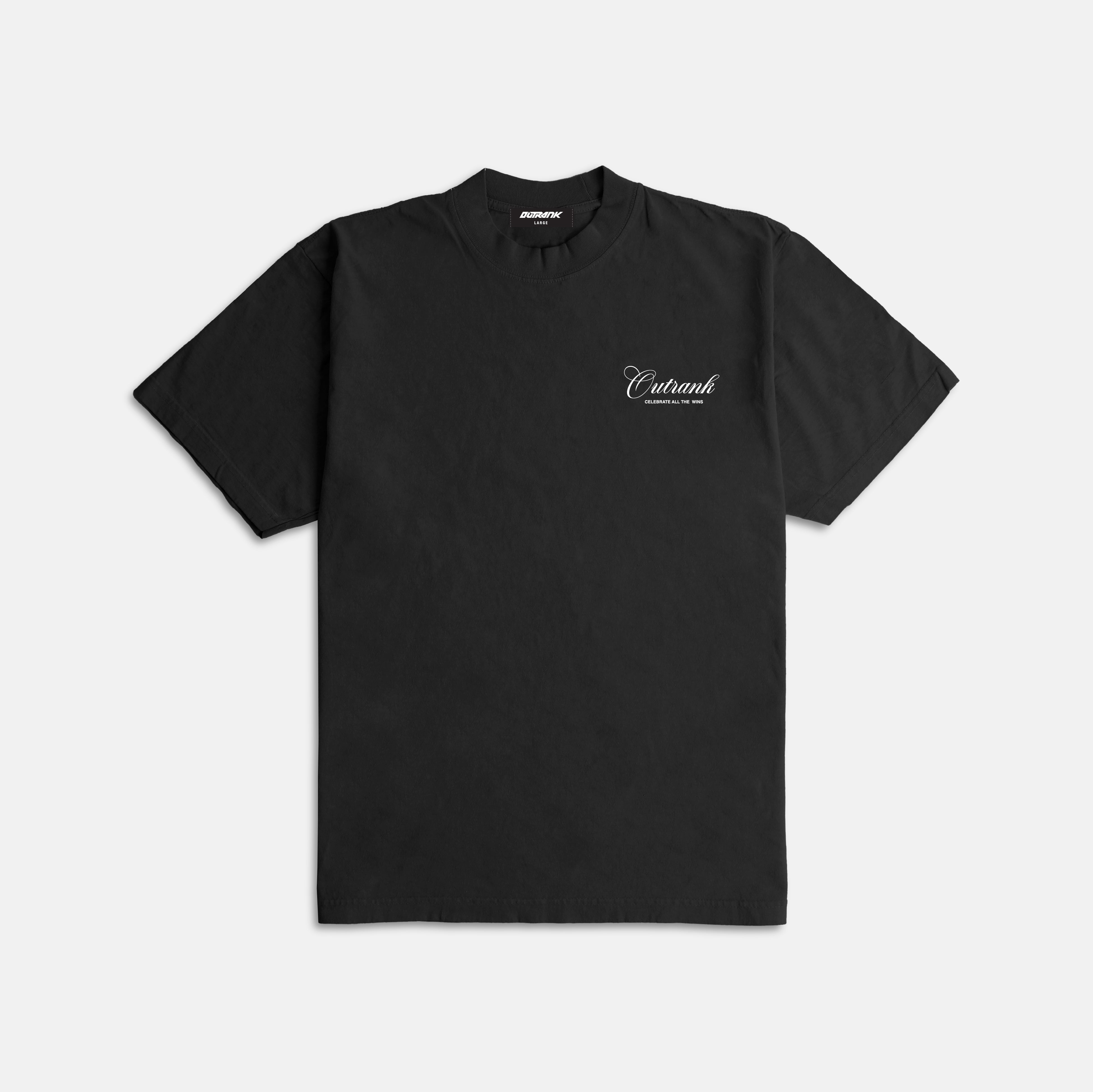 Celebrate The Wins Heavyweight T-shirt-Black