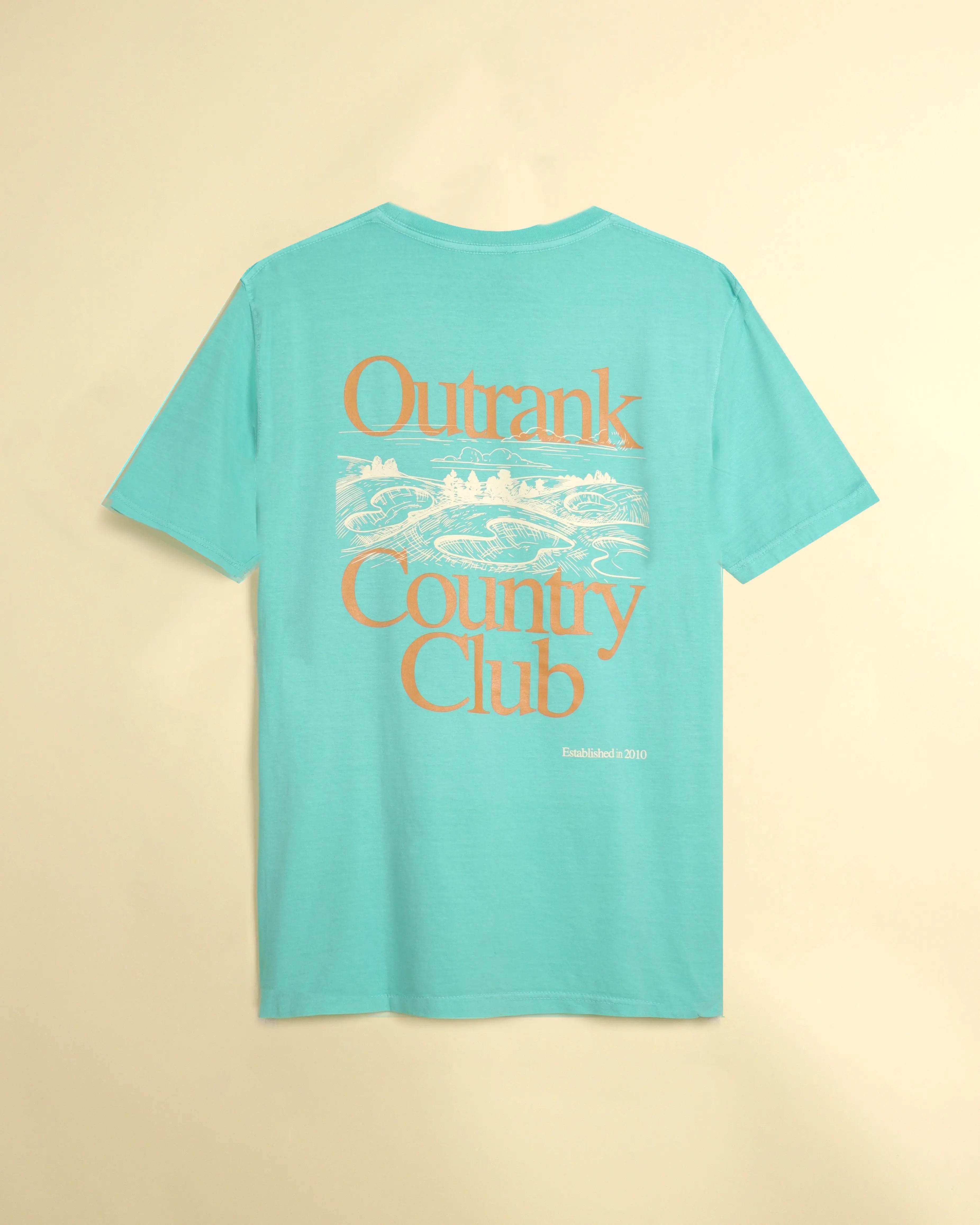 Outrank Country Golf Club- Sea Glass T-Shirt