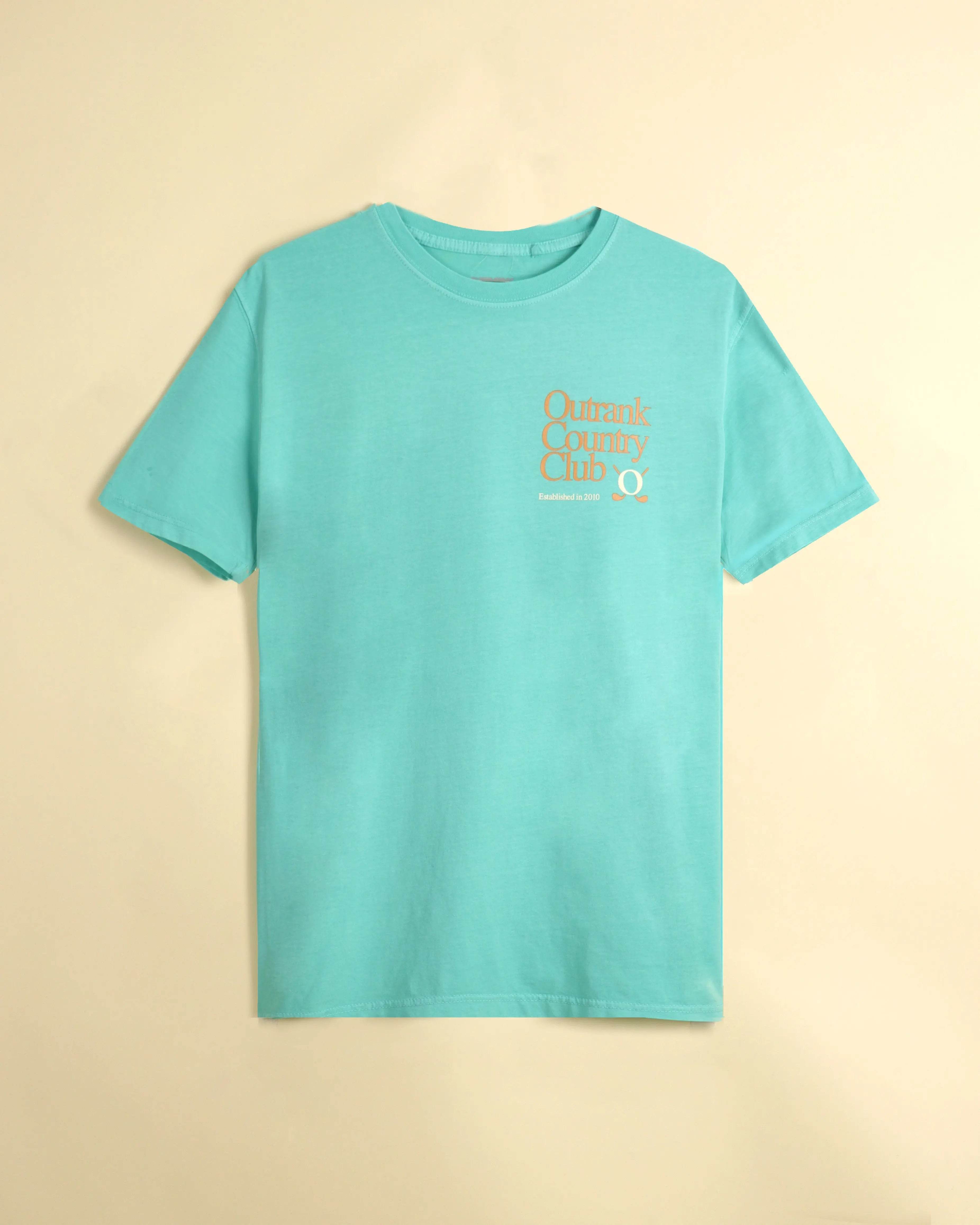 Outrank Country Golf Club- Sea Glass T-Shirt