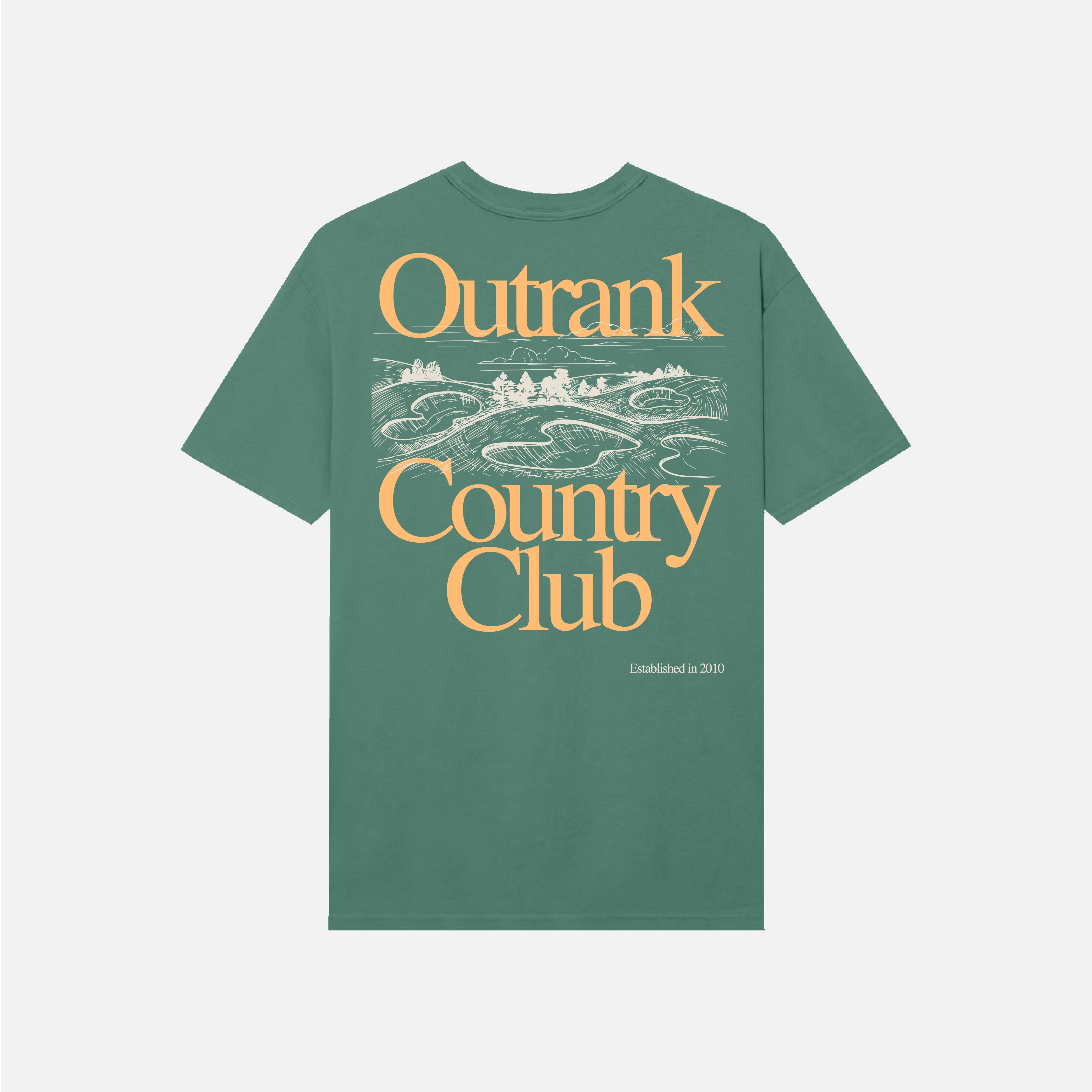 Outrank Country Golf Club - Jade T-Shirt