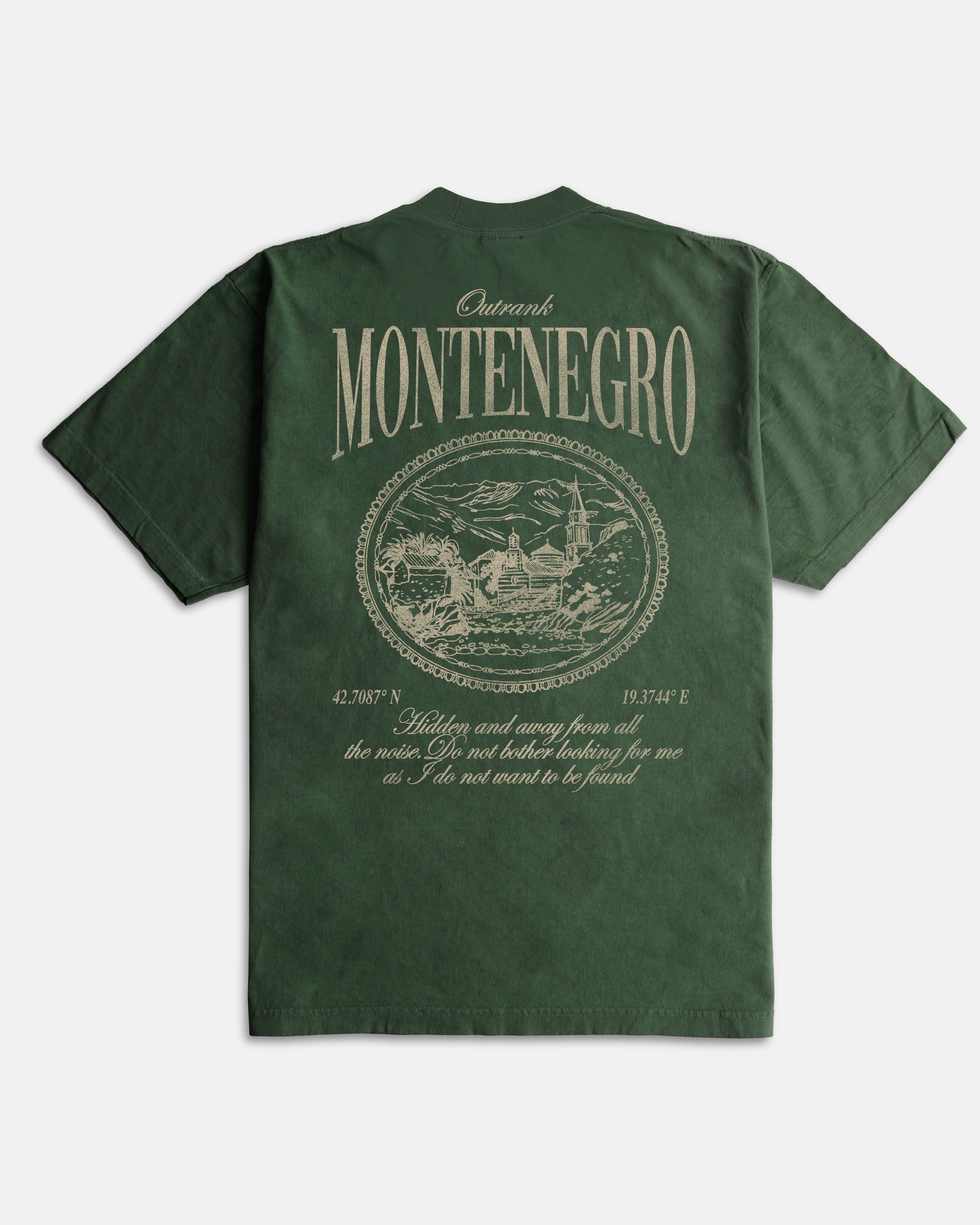 Montenegro Ultra Heavyweight T-Shirt - MOSS