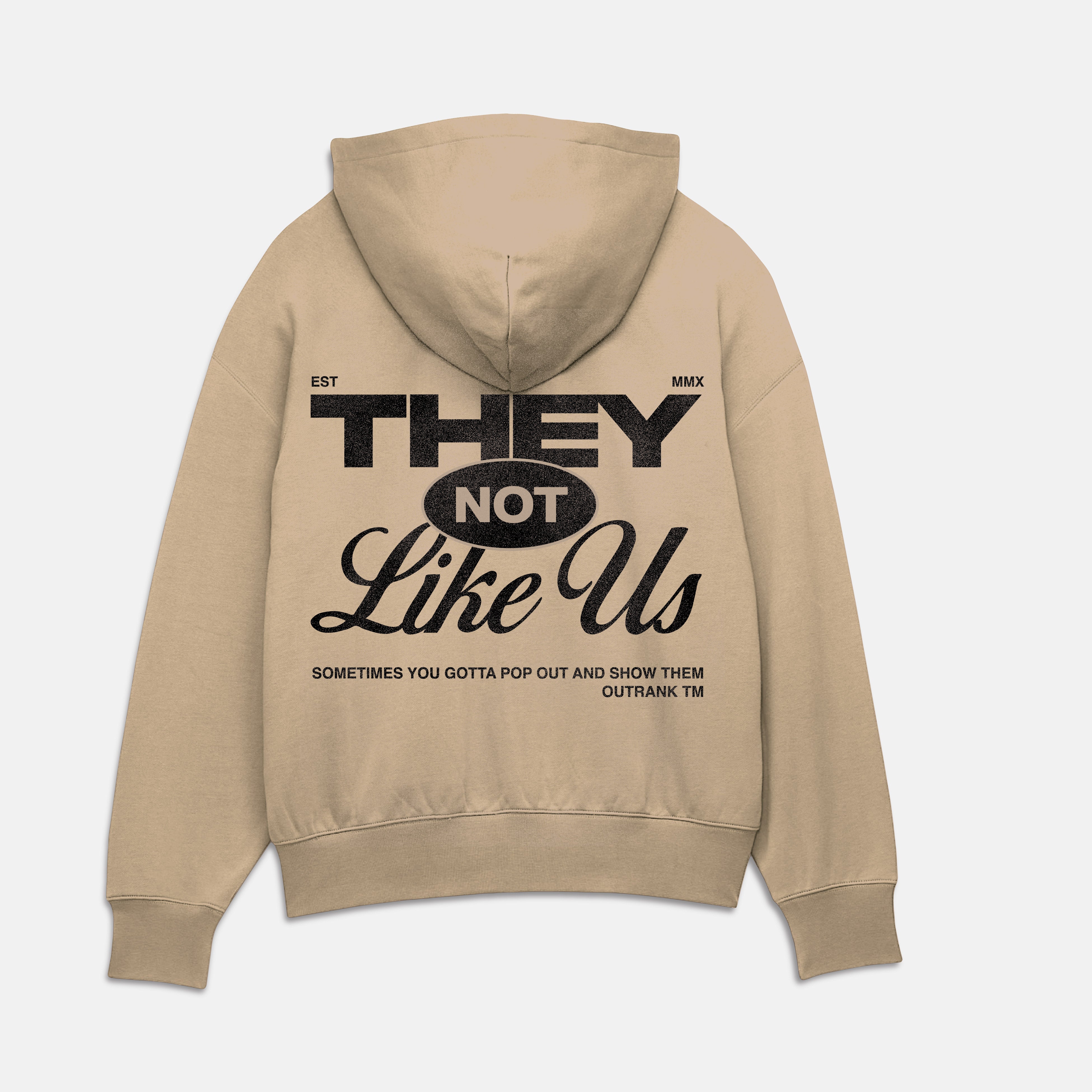 They Not Like Us Premium Hoodie Oatmeal
