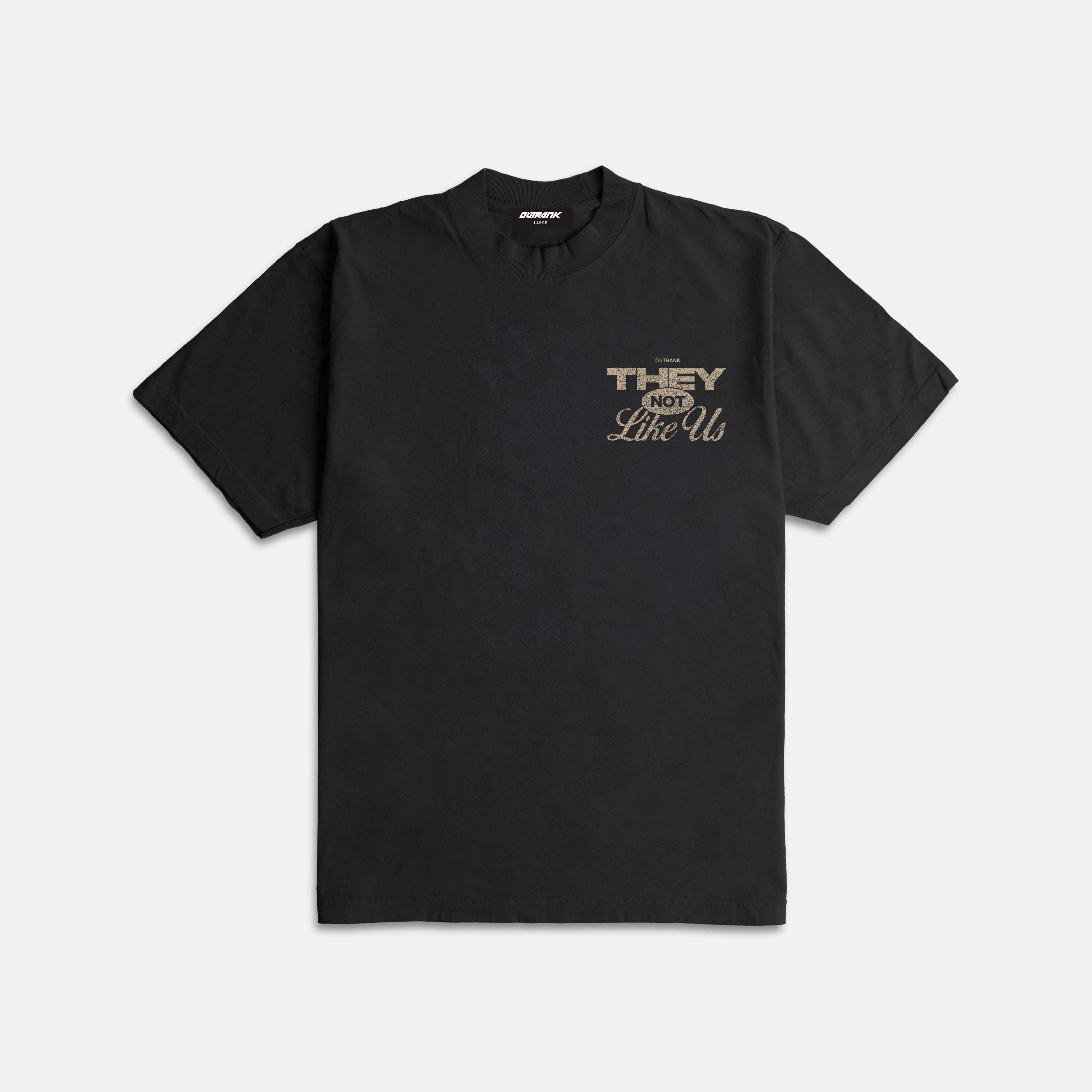 They Not Like Us Ultra Heavyweight T-shirt Black