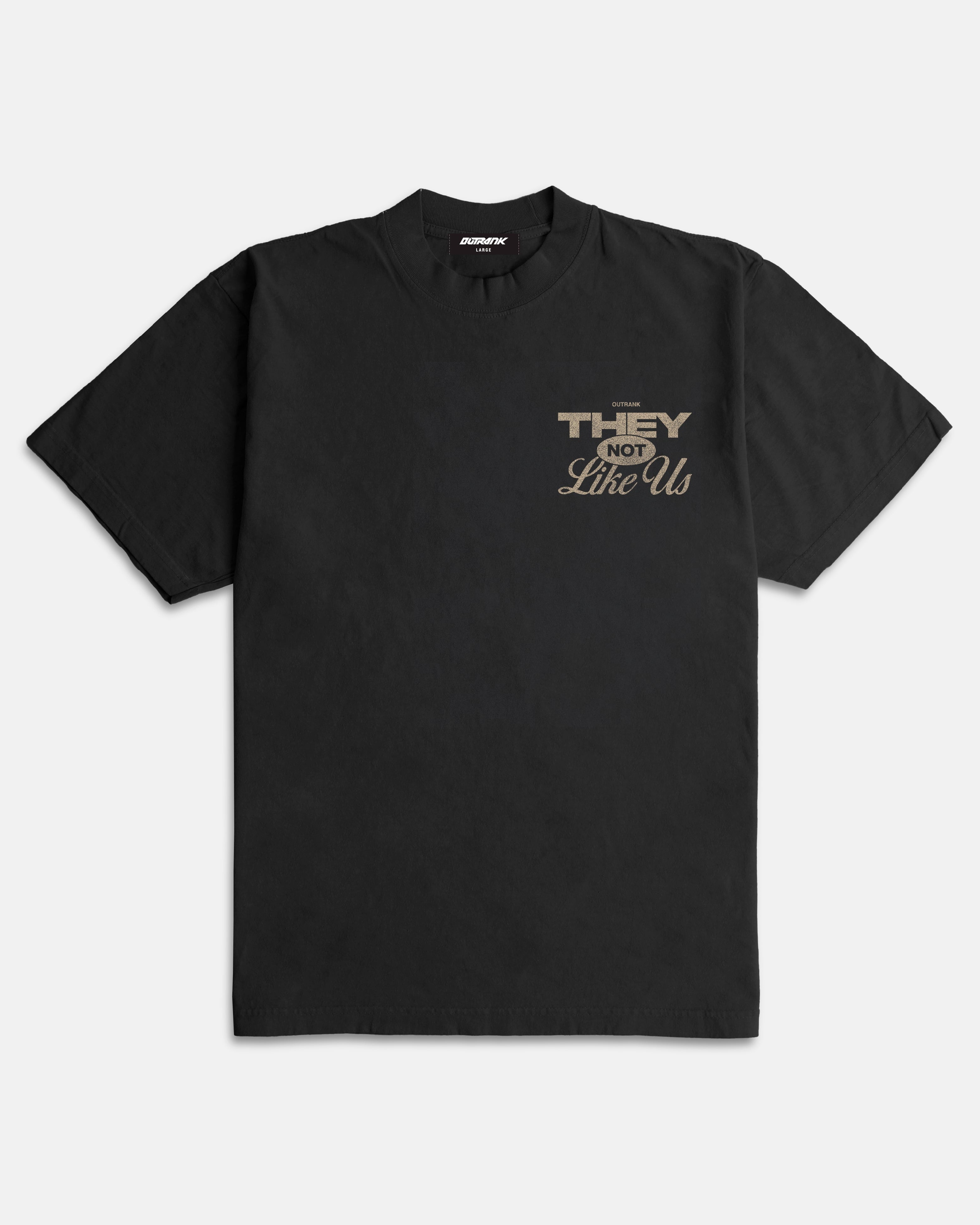 They Not Like Us Ultra Heavyweight T-shirt Black