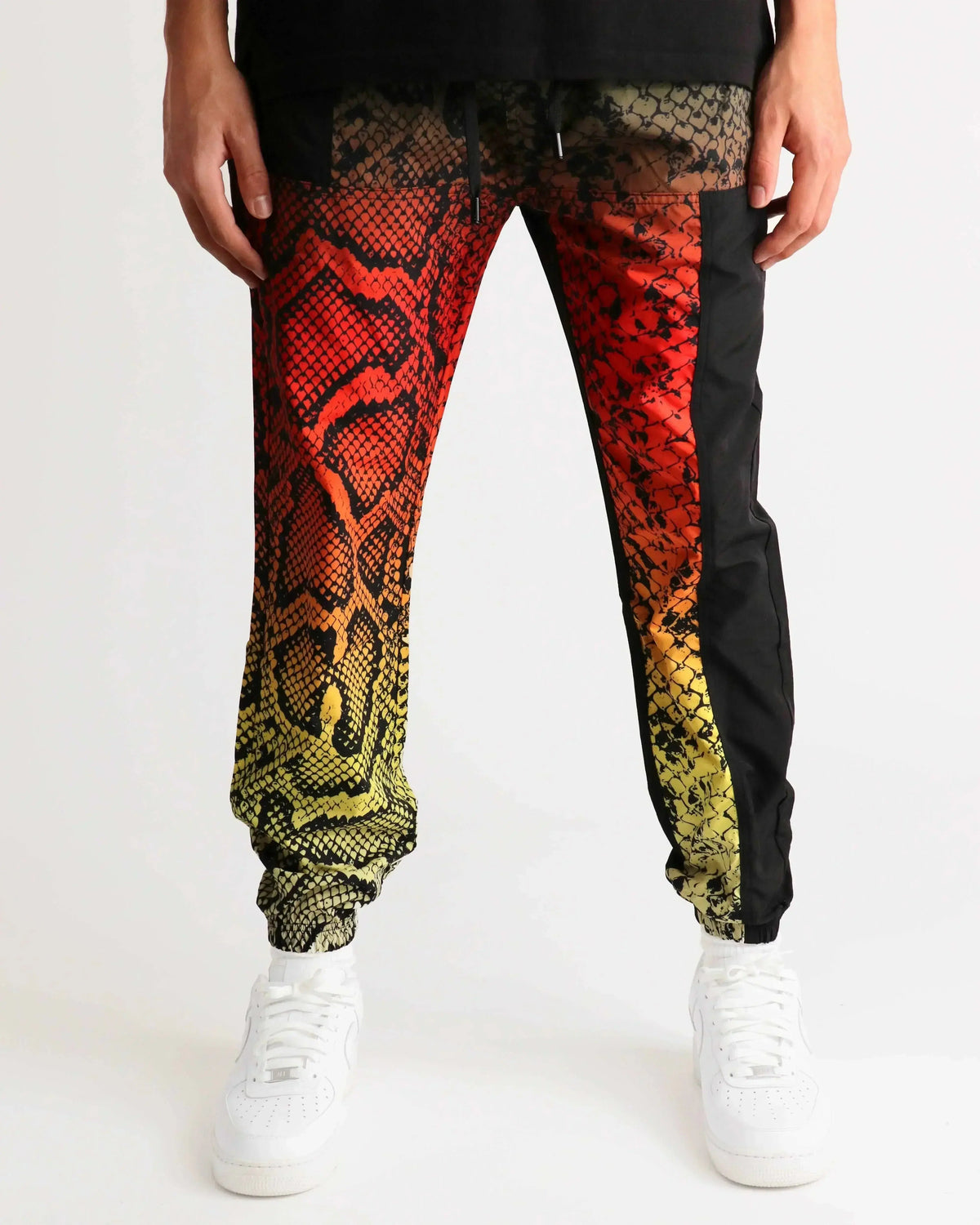 Rasta Snake Nylon Joggers