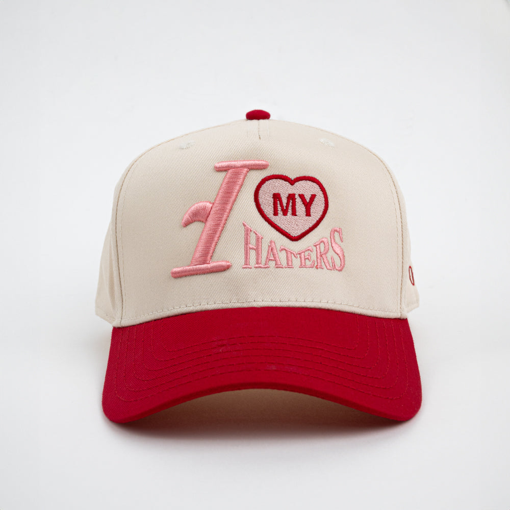 I Love My Haters Snapback - RED