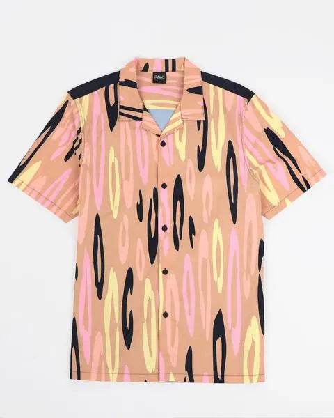 Savage Vibes Poly Camp Shirt