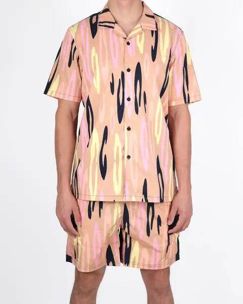 Savage Vibes Poly Camp Shirt