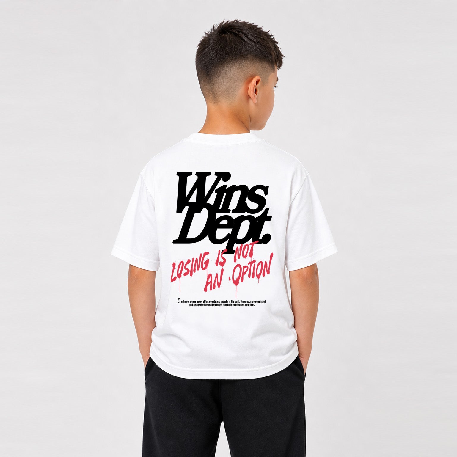 Wins Dept. Youth T-shirt - White