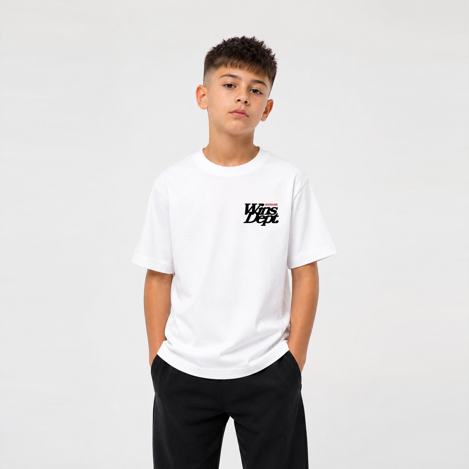 Wins Dept. Youth T-shirt - White