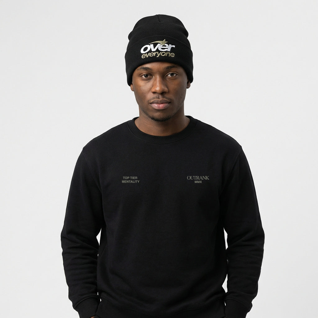 Over Everyone Embroidered Beanie