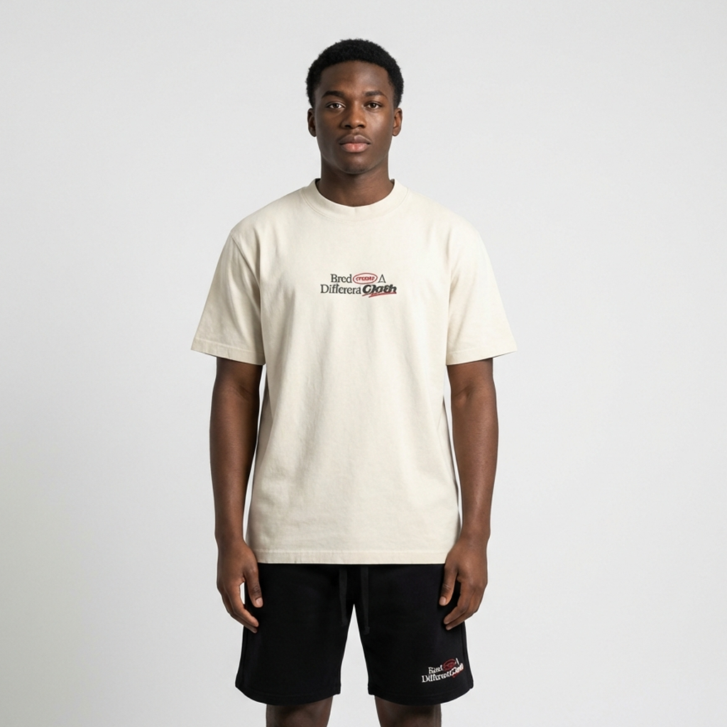 Bred from a Different Cloth Embroidered Short