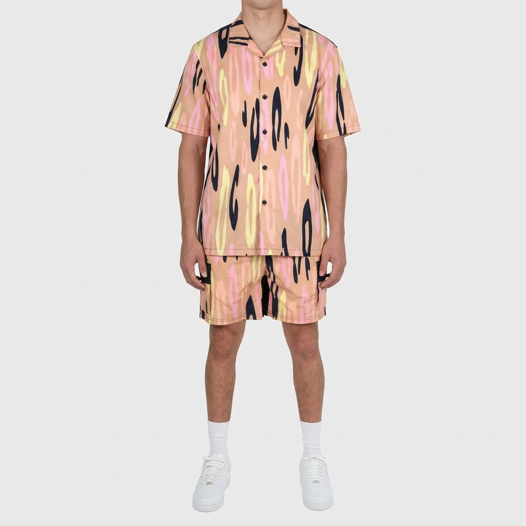 Savage Vibes Color Blocked 7" Inseam Nylon Shorts