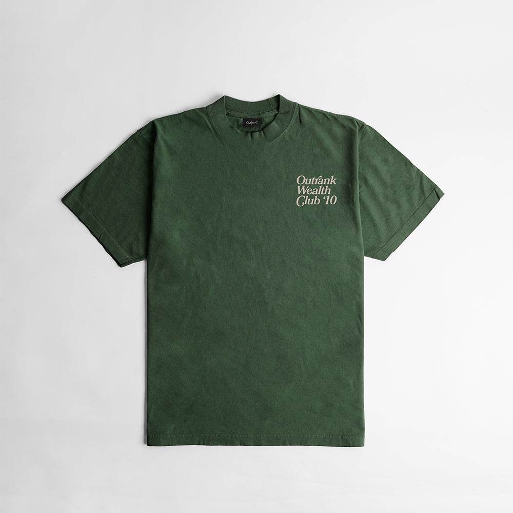 Wealth Club '10 Ultra Heavyweight T-shirt- Moss