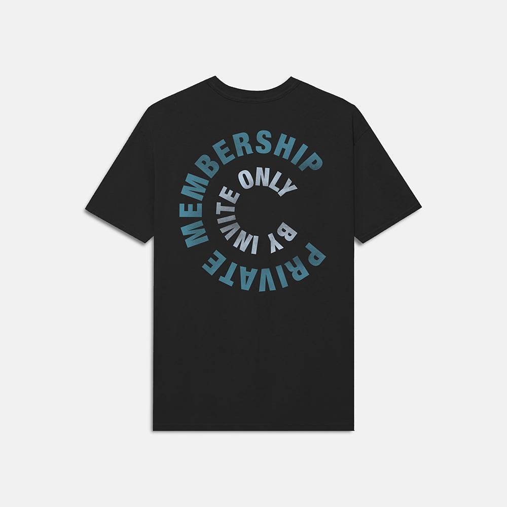 Membership Only Heavyweight T-shirt- Black
