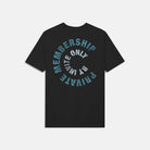 Membership Only Heavyweight T-shirt- Black