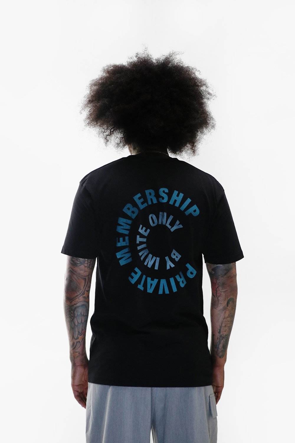 Membership Only Heavyweight T-shirt- Black