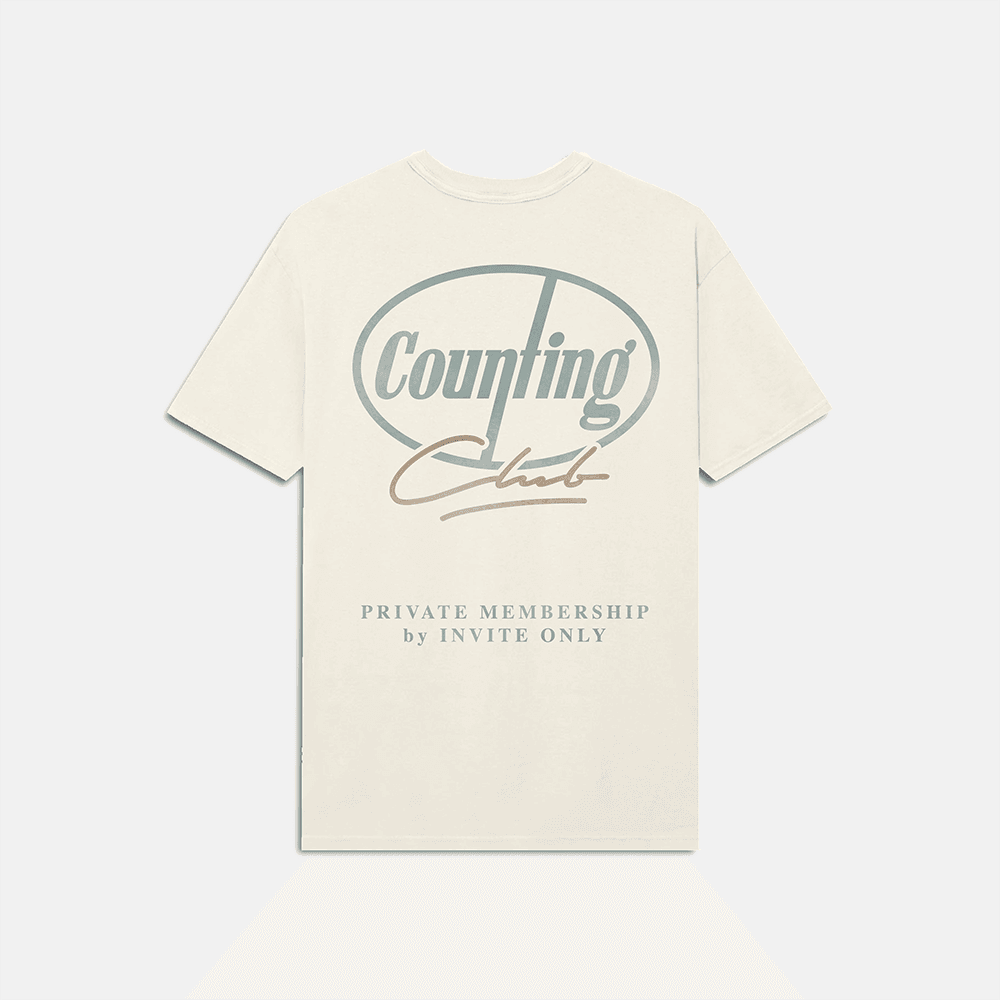 By Invite Only Heavyweight T-shirt- Vintage White
