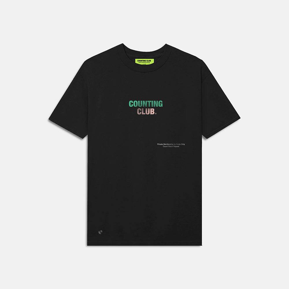 Counting Club Heavyweight T-shirt- Black