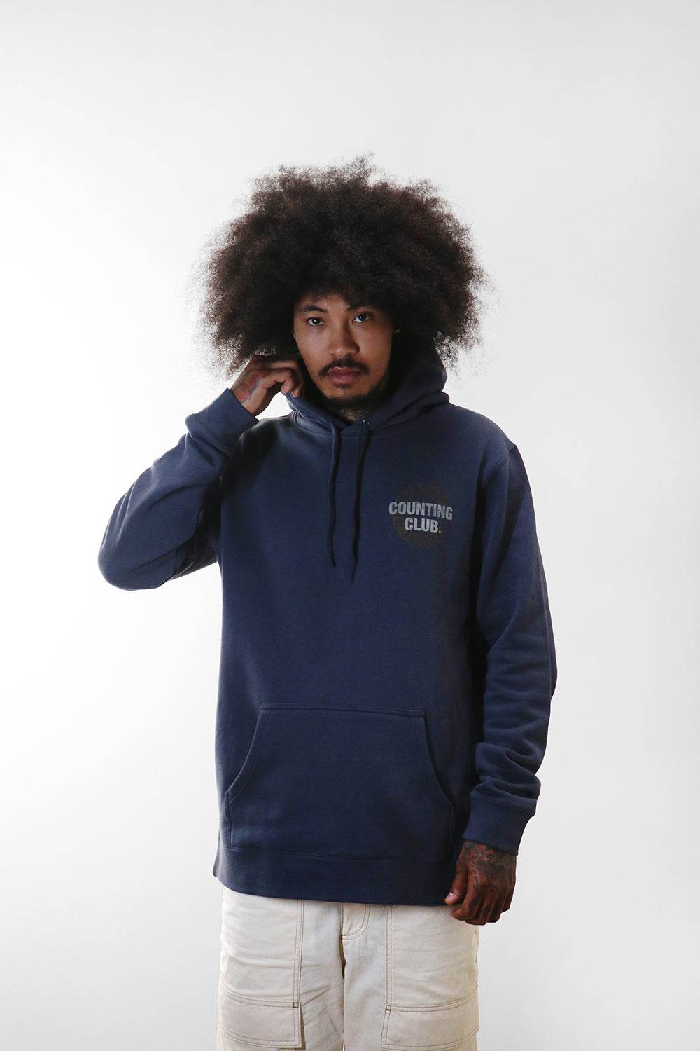 Private Membership Heavyweight Hoodie- Cobalt