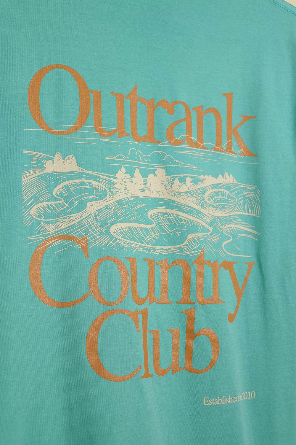 Outrank Country Golf Club- Sea Glass T-Shirt
