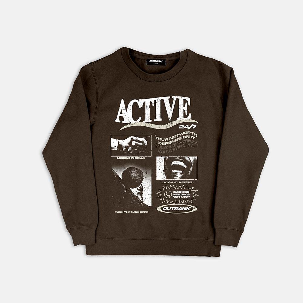 Active Crewneck Fleece
