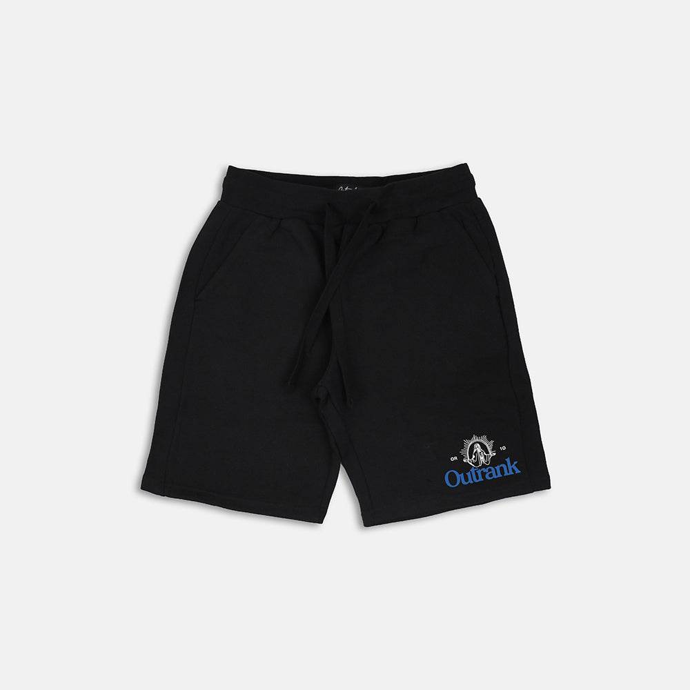 Stay Blessed Embroidered Shorts