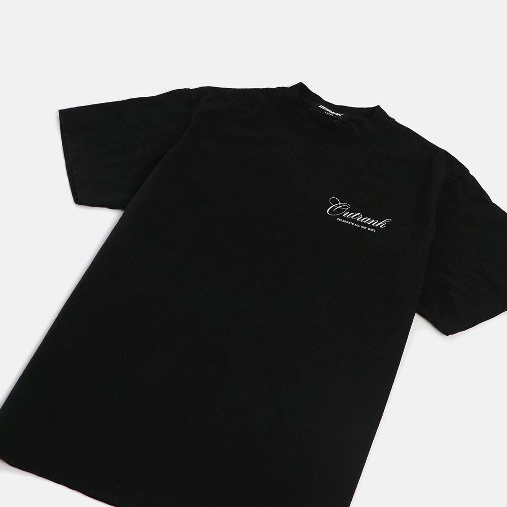 Celebrate The Wins Heavyweight T-shirt-Black
