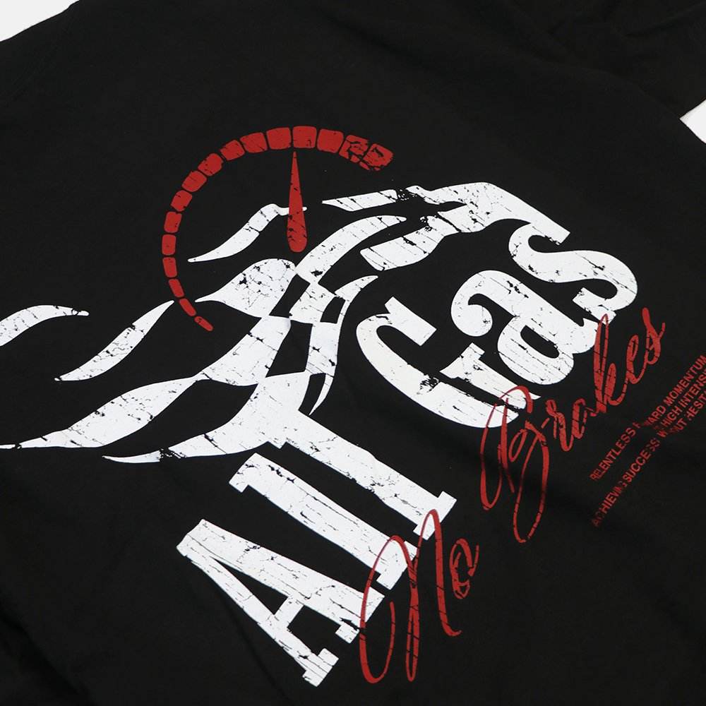 All Gas Ultra Heavyweight T-shirt- Black