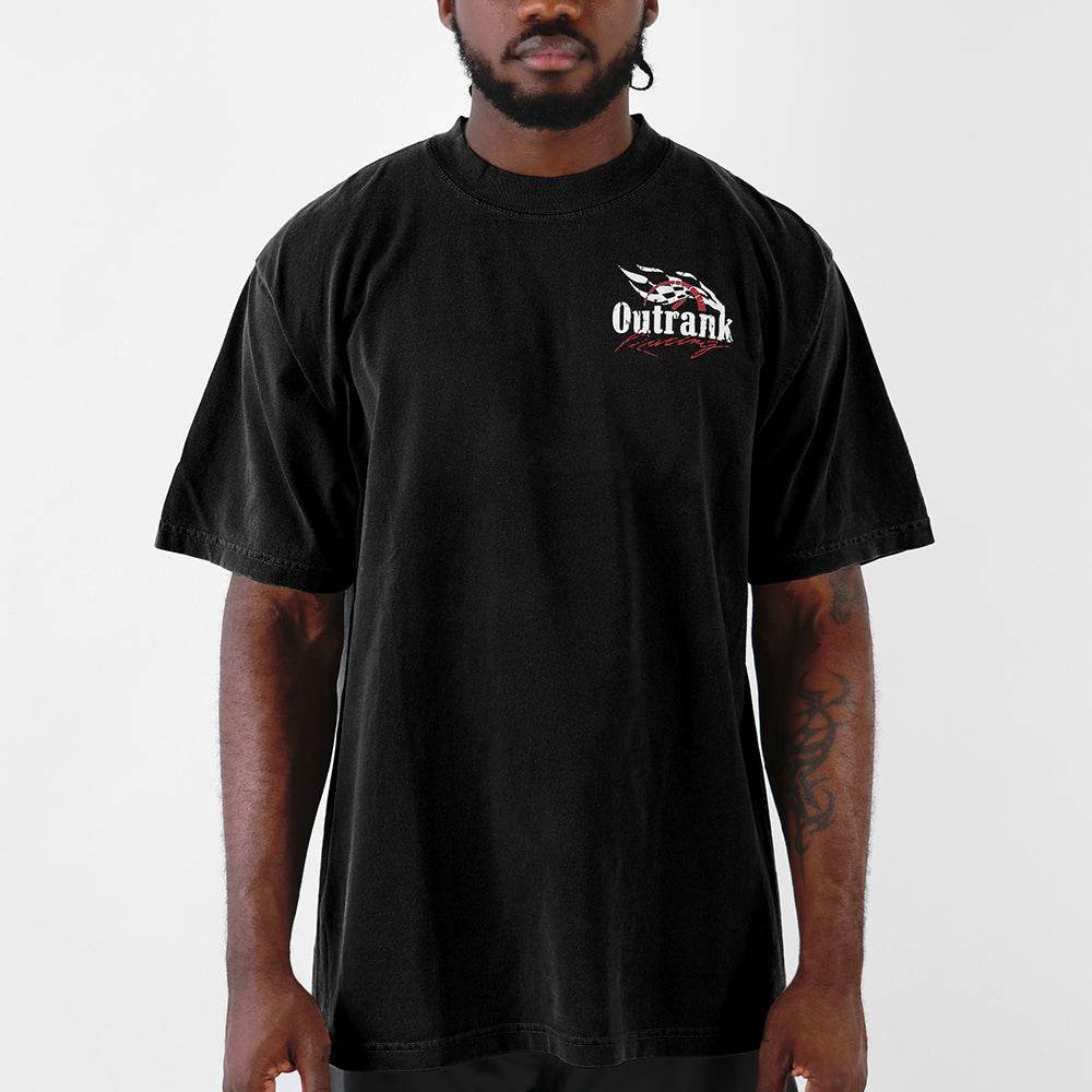 All Gas Ultra Heavyweight T-shirt- Black