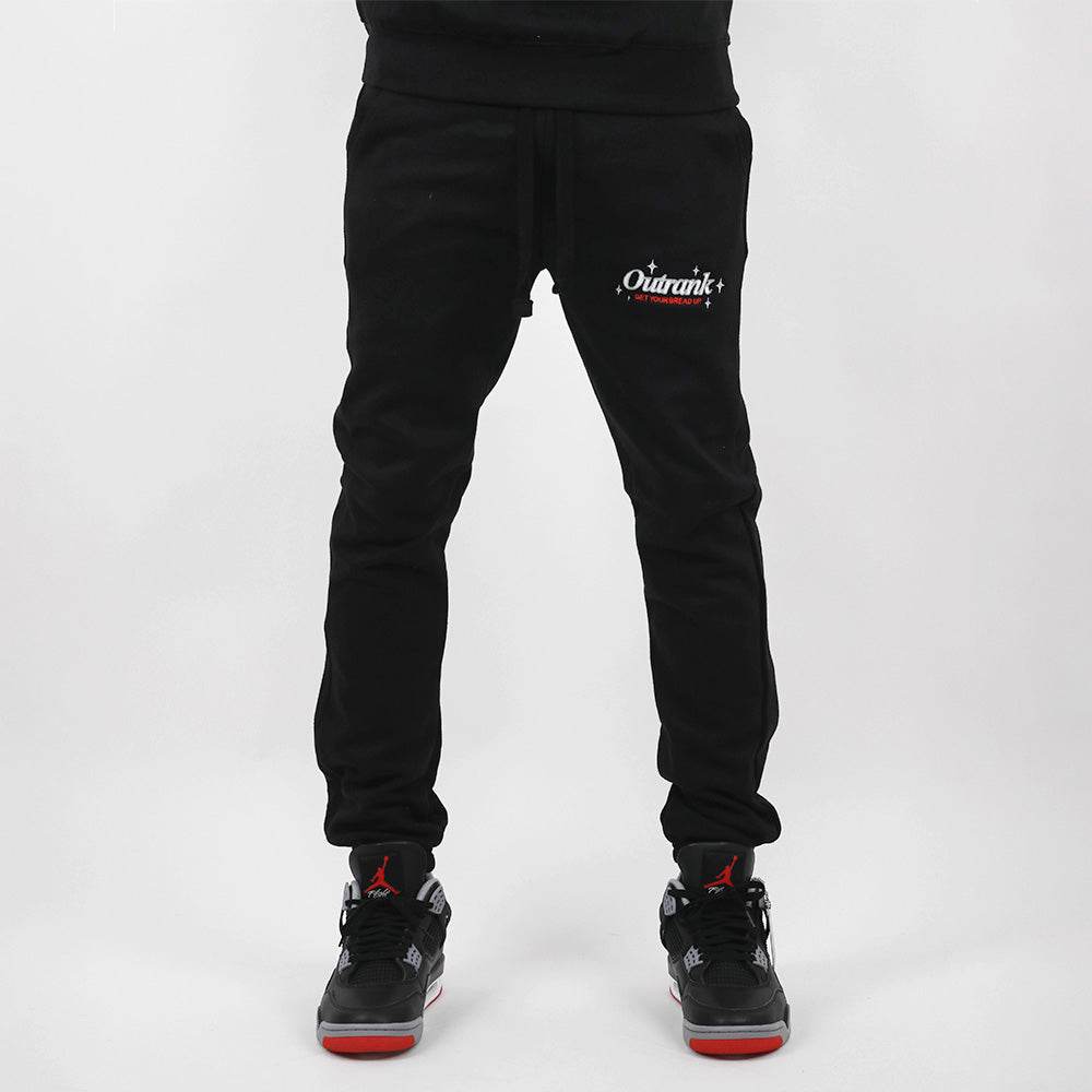 Get Your Bread Up Embroidered Joggers