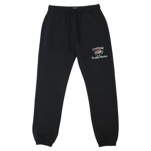 Wealthy Mindset Embroidered Joggers