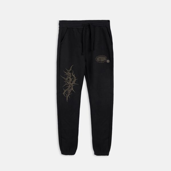 Can't Catch Us Embroidered and Printed Joggers - Outrank Brand