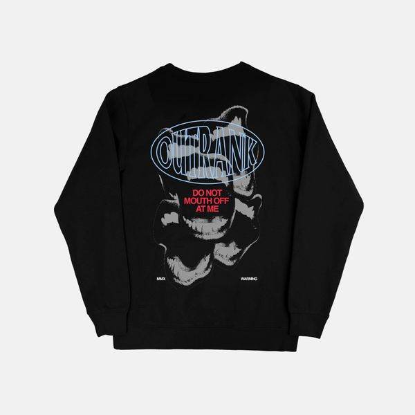 Mouth Off Crewneck Fleece - Outrank Brand