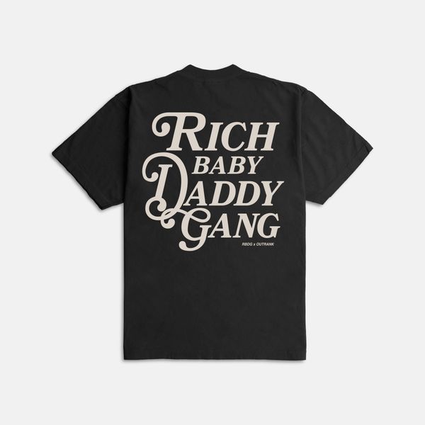 RBDG Premium Oversized T-shirt - Black - Outrank Brand