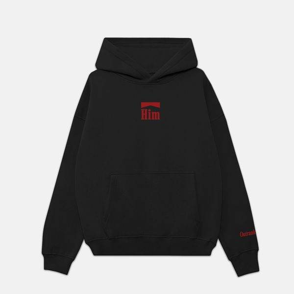 Him Embroidered Premium Hoodie - Outrank Brand