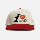 I Love Haters Puff Embroidered Snapback