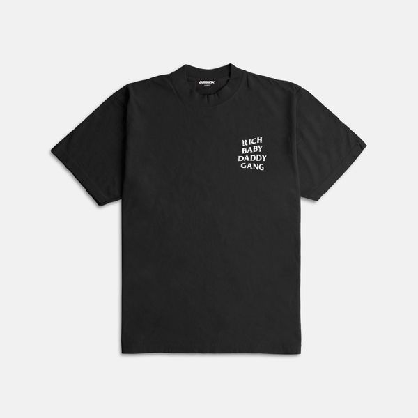 Rich Baby Daddy Gang T-shirt- White Ink - Outrank – Outrank