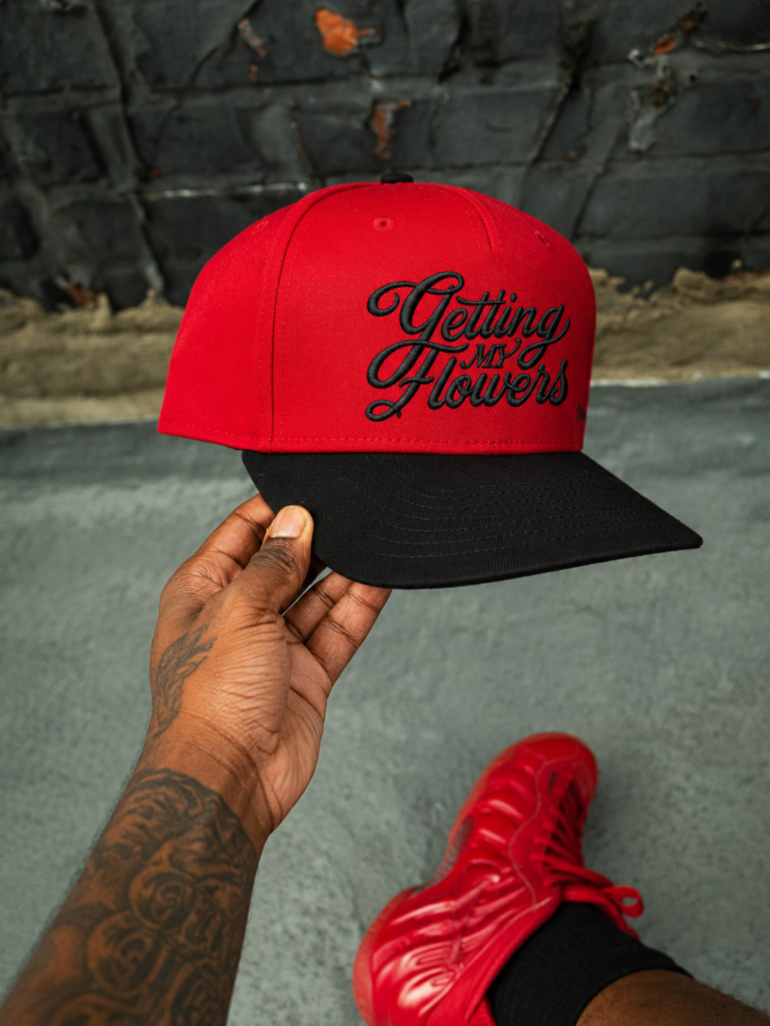 Getting My Flowers Embroidered Snapback