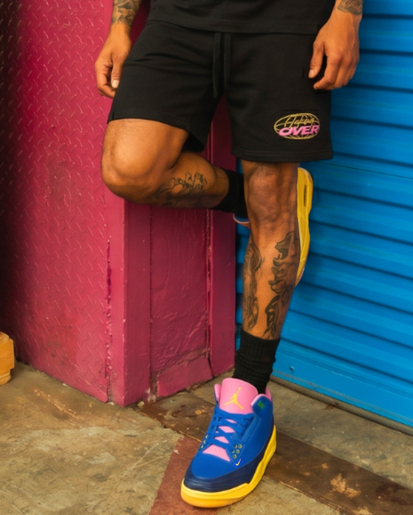 Taking Over Embroidered Short