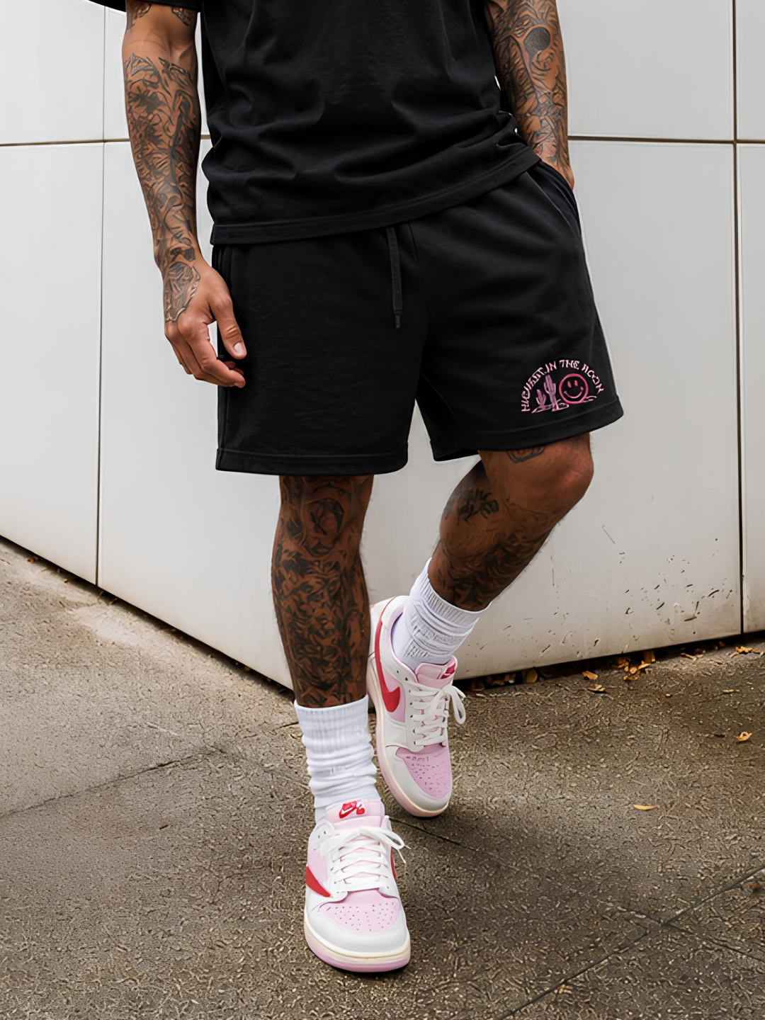 Highest In The Room Embroidered Short