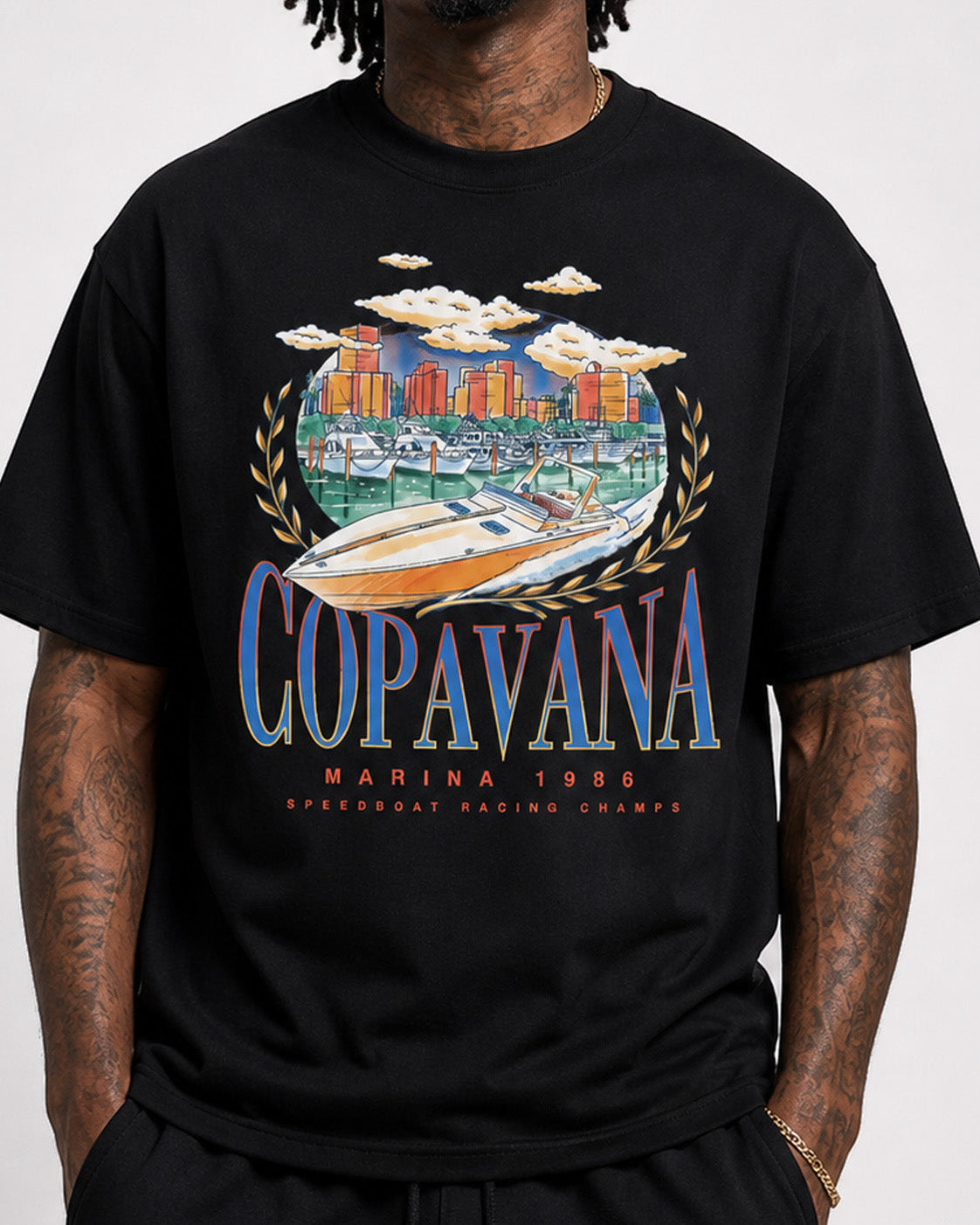 Marina T-Shirt - Pirate Black