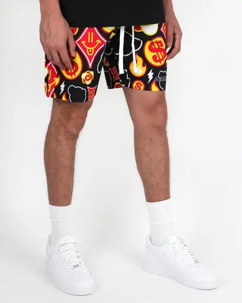 Burn Slow 9" Inseam Nylon Shorts - Outrank
