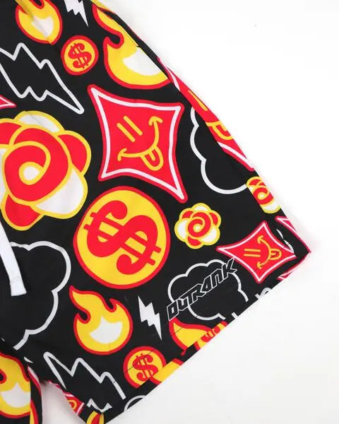 Burn Slow 9" Inseam Nylon Shorts - Outrank
